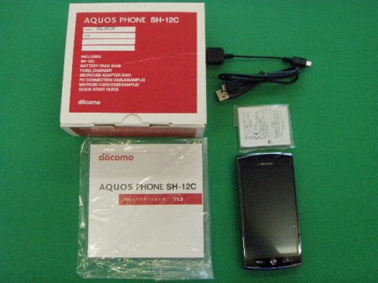 ドコモでシャープのスマートフォンが入荷しました。