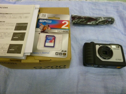 RICOHの防水・防塵・耐衝撃デジタルカメラ G700が入荷しました。
