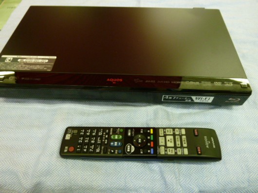 シャープの2011年製ブルーレイレコーダーが入荷しました。