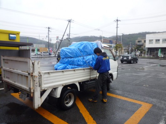 雨でも頑張ります！