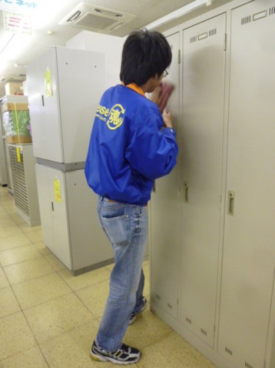 お掃除がんばります！
