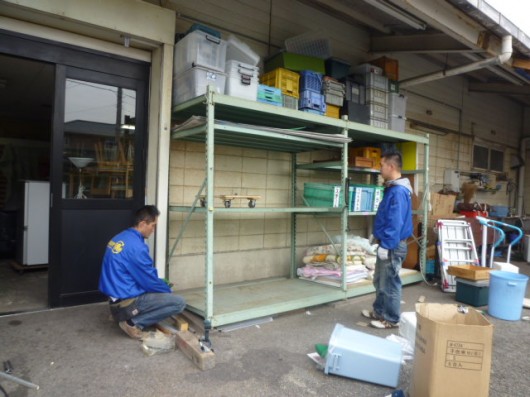 店舗まわりもキレイに・・・