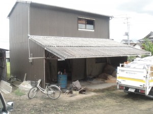 納屋の片付けのお手伝いに行って来ました♪