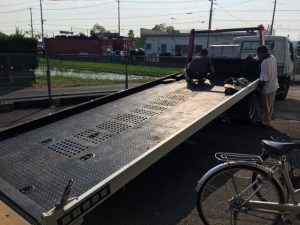 ロータリーバンドソー引取り…鹿児島からご来店♪編