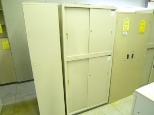 コクヨ スチール引戸書庫上下セット 【SH-325F1C＋SH345F1C】